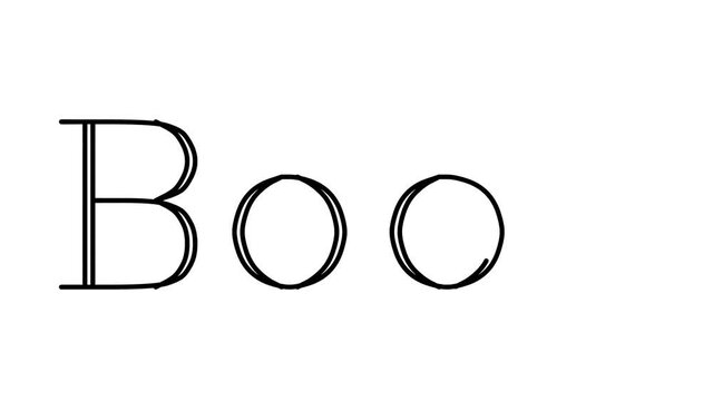 Boob Animated Handwriting Text in Serif Fonts and Weights