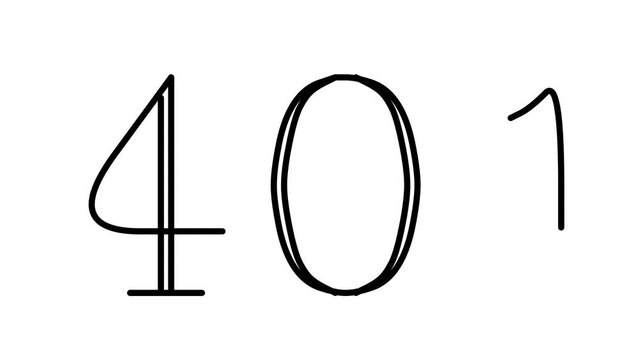 401 Animated Handwriting Text in Serif Fonts and Weights