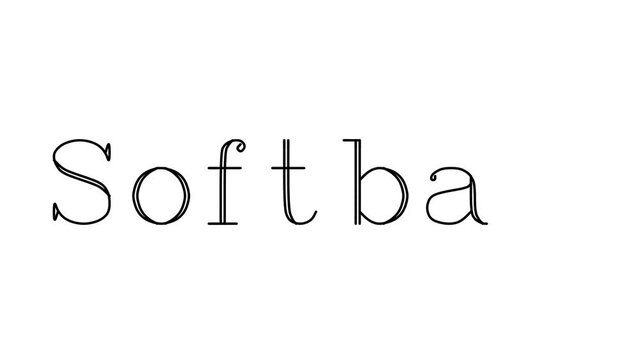 Softball Animated Handwriting Text in Serif Fonts and Weights