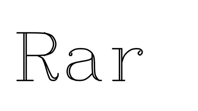 Rare Animated Handwriting Text in Serif Fonts and Weights