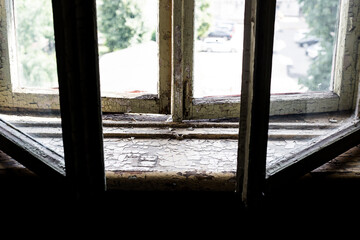 Fototapeta premium view through the window