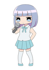 アイドル　青　通常