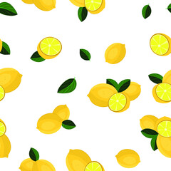 seamless pattern lemon 