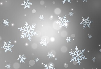 Light Gray vector backdrop in holiday style.