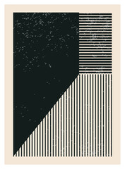 Trendy abstract creative minimalist artistic hand drawn composition