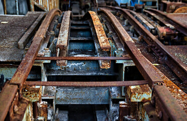 炭鉱施設　第一立坑櫓