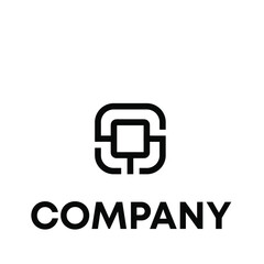 Fototapeta premium SQ logo design