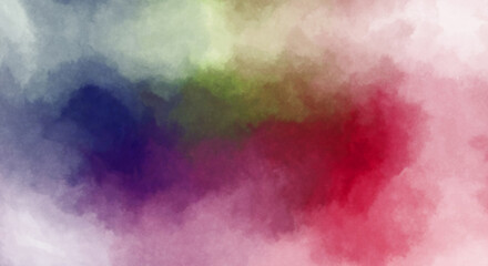 Watercolor painted background. Abstract Illustration wallpaper. Brush stroked painting. 2D Illustration.