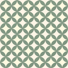 Pattern circle flower background. Classic background. Vector illustration. Seamless Pattern Vector