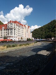 Fototapeta premium view of the old town