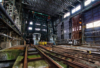 炭鉱施設　第一立坑櫓