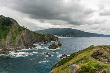 Fototapeta na wymiar Cantabrian Sea Landscape
