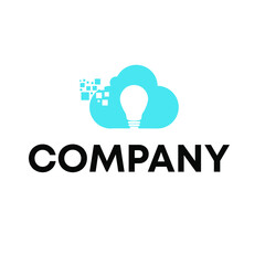 cloud lamp logo design