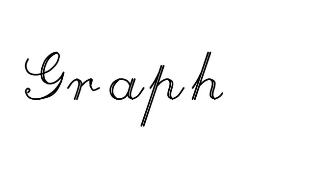 Graphic Decorative Handwriting Animation in Six Cursive and Gothic Fonts