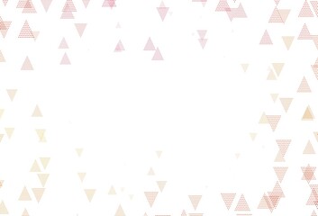 Light Red vector background with polygonal style.