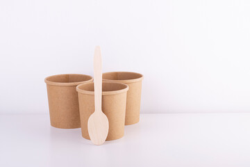 Zero waste, eco-friendly, disposable, cardboard, paper tableware