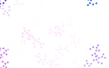 Light Purple, Pink vector backdrop with artificial intelligence data.
