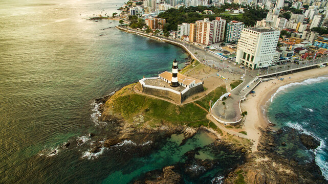 Farol da Barra P&ocirc;r do Sol