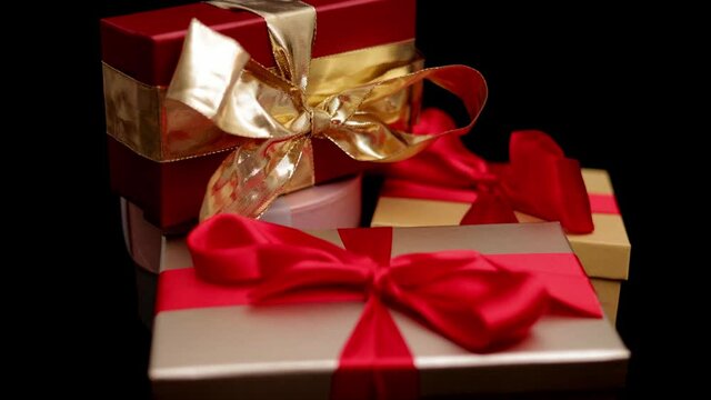Beautiful Gift Boxes - close up shot - product photography