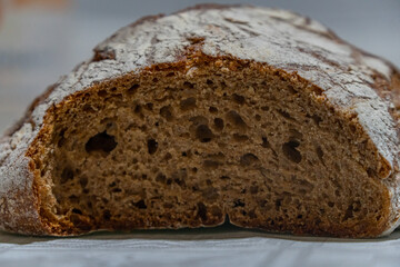 Pan, bolla de pan, centeno, trigo, maíz. Harina.