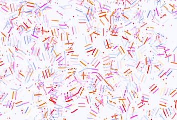 Light Blue, Red vector layout with flat lines, dots.