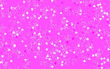 Light Pink vector texture with abstract forms.