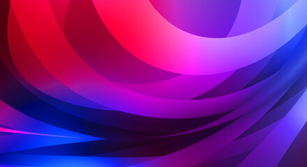 Abstract background with colorful gradient. Vibrant graphic wallpaper with stripes design. Fluid 2D illustration of modern movement.