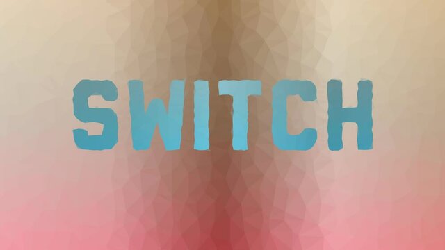 Switch appearing techno tessellating looping pulsing polygons