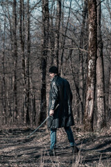 Obraz premium City samurai. The character