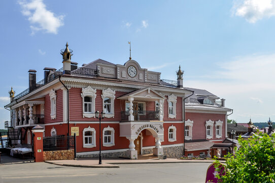Museum mouse house. Russia, Yaroslavl region, Myshkin, June 30, 2013