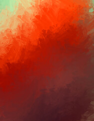 Brushed Painted Abstract Background. Brush stroked painting. Strokes of paint. 2D Illustration.