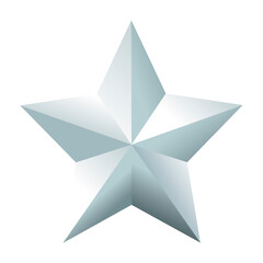 happy merry christmas silver star icon