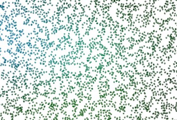 Light Blue, Green vector template with circles.