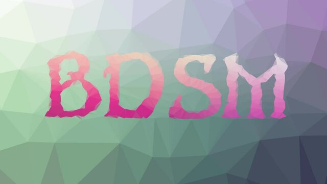 BDSM fade technological tessellating looping animated triangles