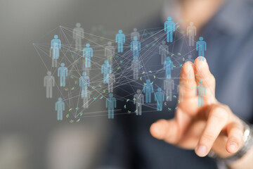 Unity group and teamwork concept