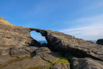 Obraz premium 神奈川県城ヶ島馬の背洞門