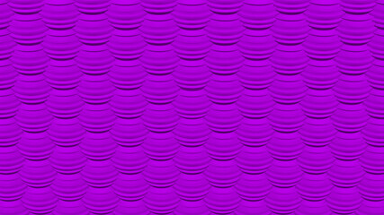 Purple spheres with furrows background.