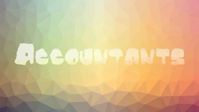 Accountants Dissolving Strange Tessellated Looping Pulsing Triangles