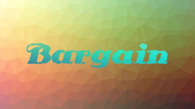Bargain Fade Weird Tessellated Looping Pulsing Triangles