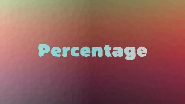 Percentage dissolving techno tessellating looping moving polygons