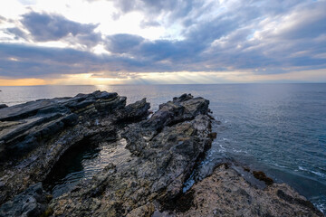 神奈川県城ヶ島の岩場