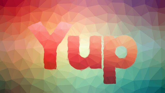 Yup Dissolving Techno Tessellated Looping Moving Polygons