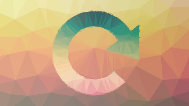 reload refresh appearing techno tessellation looping pulsing polygons