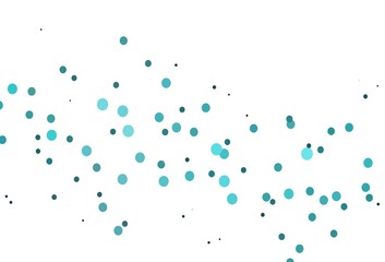 Light BLUE vector cover with spots.