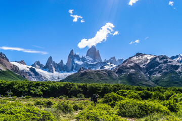 Trekking to Fitz Roy Moutain, Patagonia, El Chalten - Argentina
