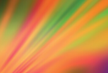 Light Red, Yellow vector blurred pattern.