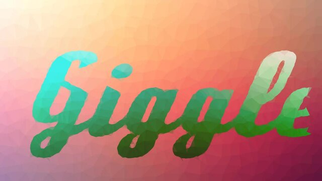 Giggle Dissolving Weird Tessellation Looping Pulsing Triangles
