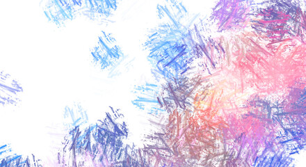 Brushed Painted Abstract Background. Brush stroked painting. Artistic vibrant and colorful wallpaper.