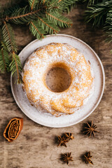 Christmas feeling with Central European cake - Gugelhupf with Anise