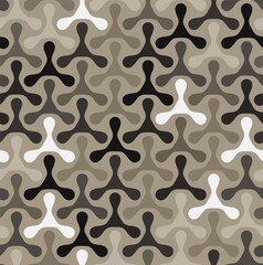 Camouflage pattern background. Classic clothing style masking camo repeat print